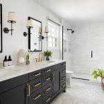 Elegant bathroom design with modern fixtures and a spacious feel.